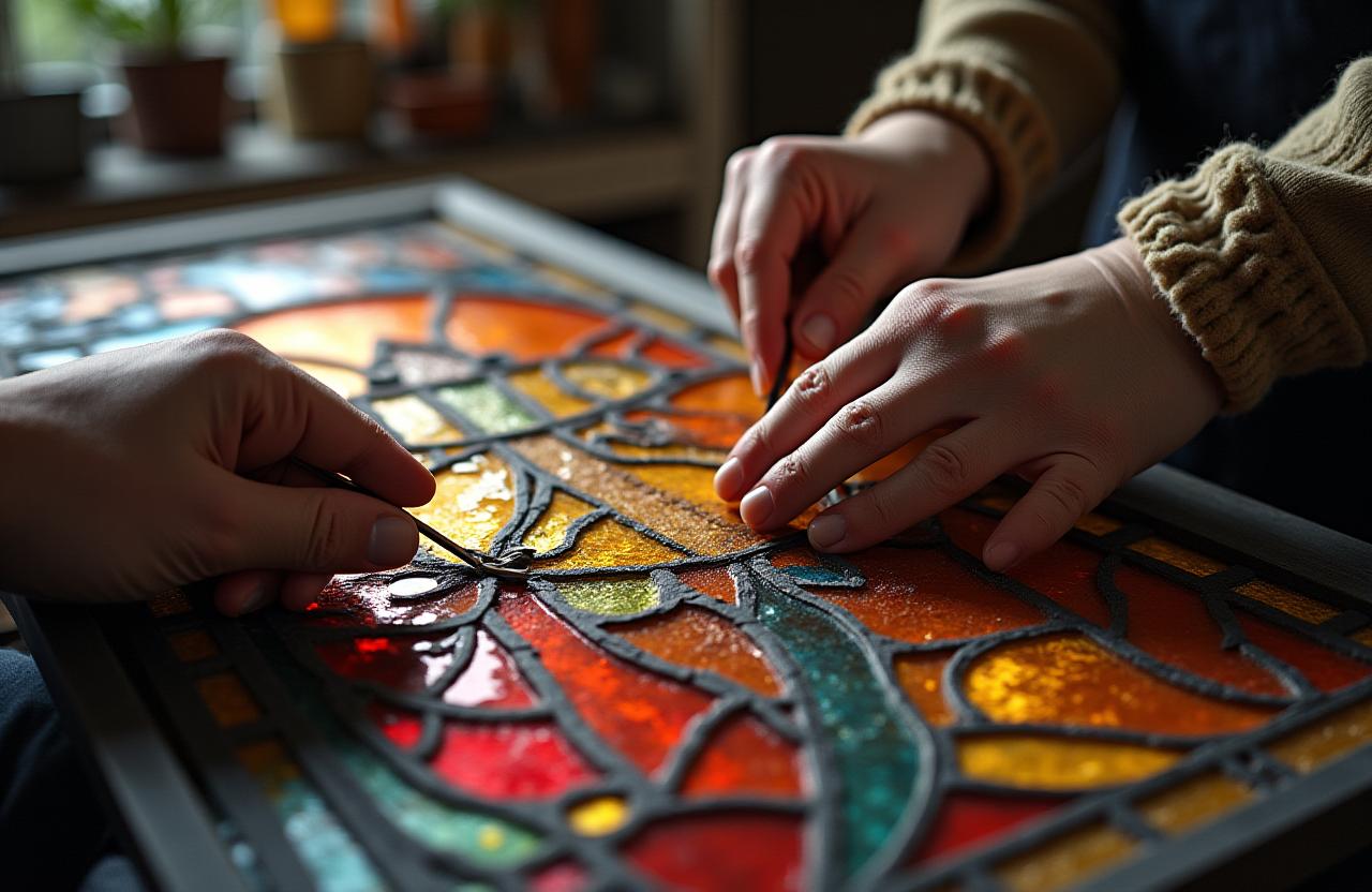 Proseso ng Stained Glass Restoration